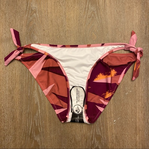 VOLCOM Palm Urself Side-Tie Bikini Bottoms - Picture 8 of 9